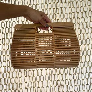 Wood bag (Cult Gaia dupe)